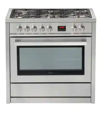 The Good Guys Technika 90cm dual fuel upright cooker - black offer