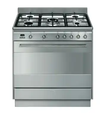The Good Guys Smeg 90cm freestanding cooker - stainless steel offer