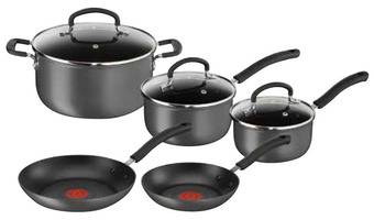 The Good Guys Tefal inspire hard anodised - 5 piece set offer