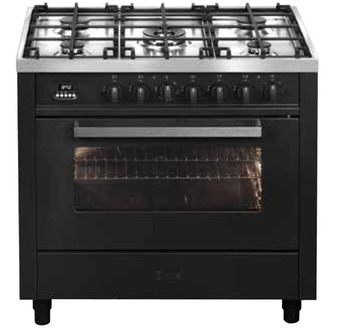 The Good Guys Ilve 90cm dual fuel upright cooker - graphite offer