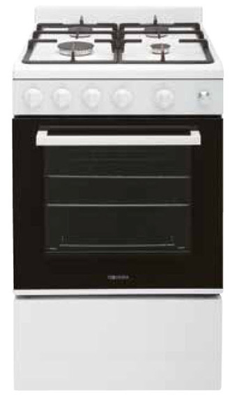 The Good Guys Technika 54cm gas upright cooker - white offer