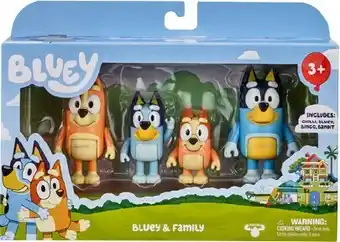 BIG W Bluey Family Figures offer