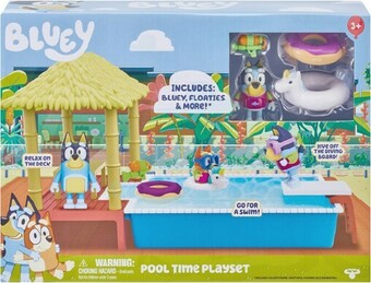 BIG W Bluey S4 Pool Time Fun Playset offer