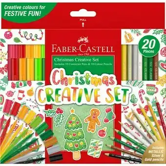 BIG W Faber-Castell Inspiration Kit - Christmas Creative Set offer