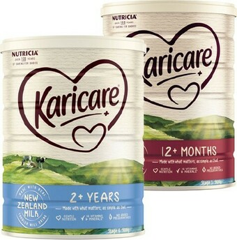 BIG W Karicare + Stage 3 or 4 Toddler Milk 900g* offer