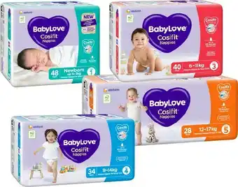 BIG W BabyLove Bulk Nappies offer