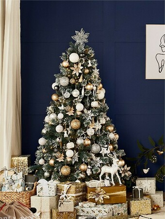 BIG W 195cm Alaskan Blue Frosted Christmas Tree offer