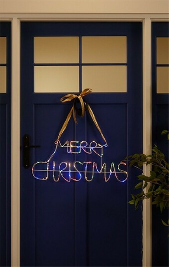 BIG W Merry Christmas 60 LED Solar Lights offer