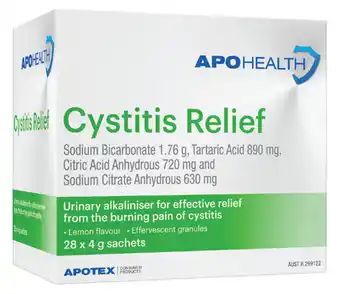 Malouf Pharmacies Apohealth cystitis relief 28 sachets offer