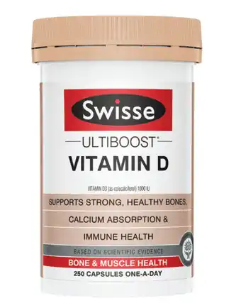 Swisse ultiboost vitamin d 250 capsules