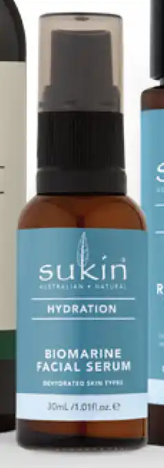 Sukin biomarine facial serum 30ml
