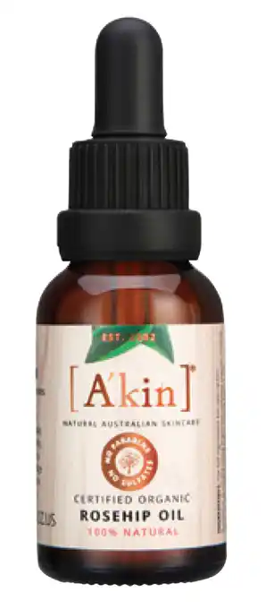 A'kin certified organic rosehip oil 20ml
