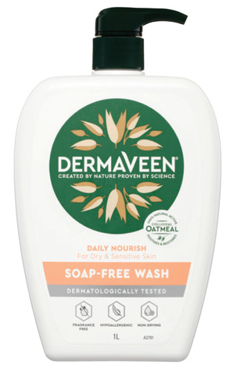 Malouf Pharmacies Dermaveen daily nourish soap free wash 1l offer