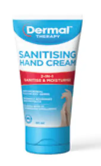 Malouf Pharmacies Dermal therapy sanitising hand cream 60ml offer