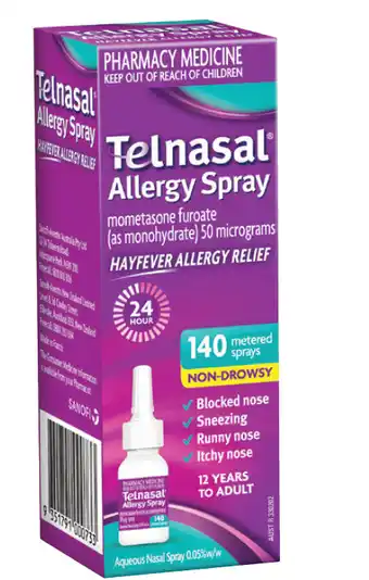 Telnasal nasal spray 140 dose