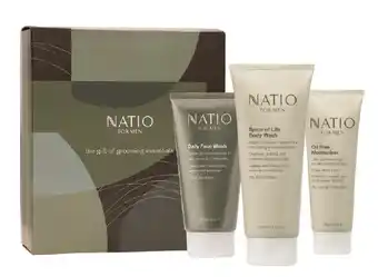 Natio for men mountainside 3 piece gift set