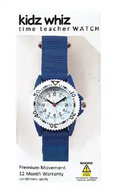 Direct Chemist Outlet Kidz whiz time teacher watch - blue offer