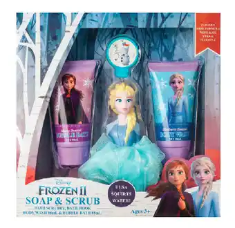 Disney frozen ii soap & scrub gift set