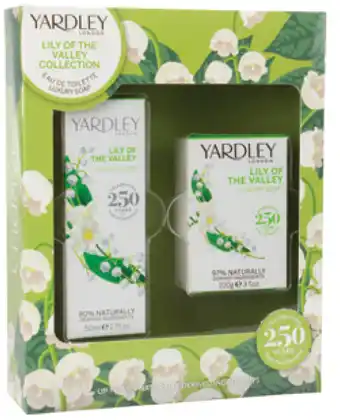 Yardley soap & fragrance gift set - lily of the valley