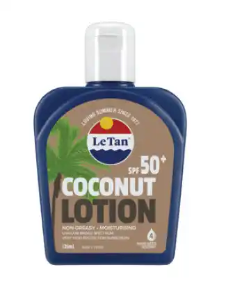 Le tan spf50+ coconut lotion 500ml