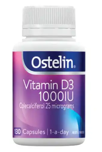 Ostelin vitamin d3 1000iu 130 capsules