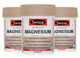 Direct Chemist Outlet Swisse ultiboost magnesium 120 tablets offer