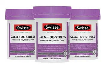 Direct Chemist Outlet Swisse ultiboost calm + de-stress 60 tablets offer