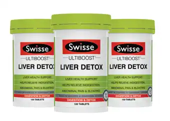 Direct Chemist Outlet Swisse ultiboost liver detox 120 tablets offer