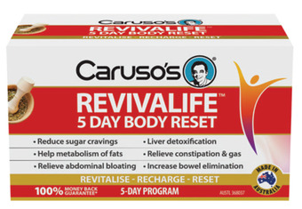 Direct Chemist Outlet Caruso's natural health revivalife 5 day body reset kit offer