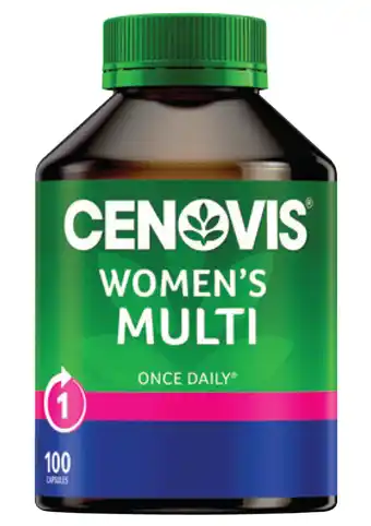 Direct Chemist Outlet Cenovis once daily women's multi 100 capsules offer