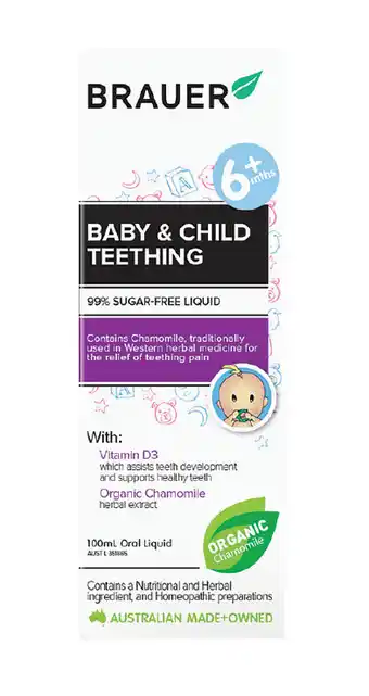 Brauer baby & child teething 100ml