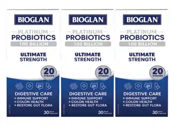 Bioglan platinum probiotics 100 billion 30 capsules