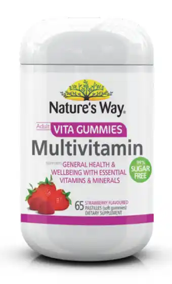 Direct Chemist Outlet Nature's way adult vita gummies multivitamin sugar free 65 pack offer