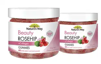 Direct Chemist Outlet Nature's way beauty rosehip + collagen gummies 40 gummies offer