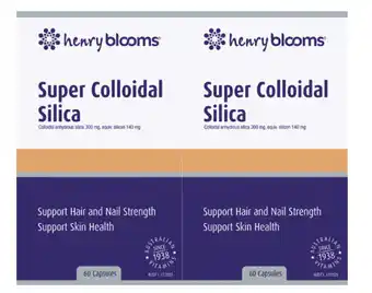 Direct Chemist Outlet Henry blooms super colloidal silica 120 capsules twin pack offer