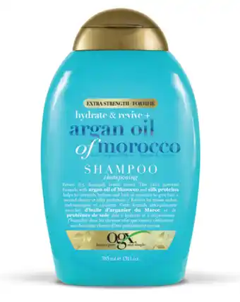 Direct Chemist Outlet Ogx hydrate & revive + argan oil of morocco shampoo 385ml offer