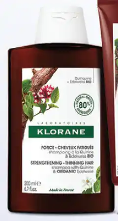 Direct Chemist Outlet Klorane strengthening shampoo 200ml offer