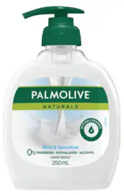 Palmolive liquid hand wash 250ml sw mild & sensitive