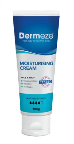 Direct Chemist Outlet Dermeze moisturising cream 100g offer
