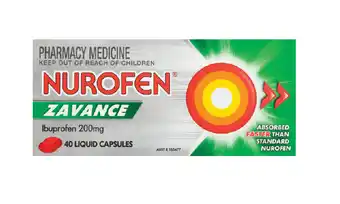 Direct Chemist Outlet Nurofen zavance 40 liquid capsules offer
