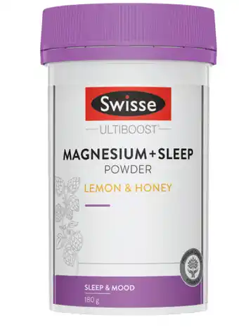 Ramsay Pharmacy Swisse ultiboost magnesium + sleep powder 180g offer