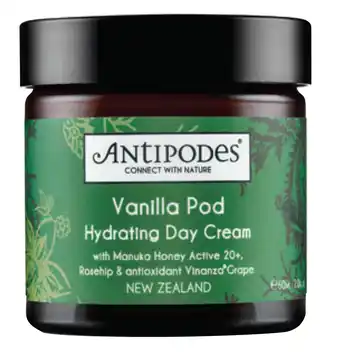 Antipodes vanilla pod hydrating day cream 60ml