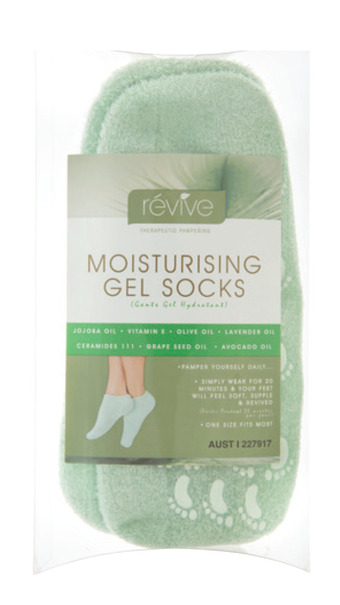Revive moisturising gel socks