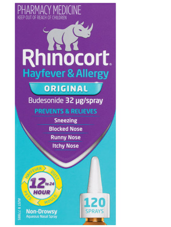Rhinocort hayfever nasal spray 32mcg 120 doses