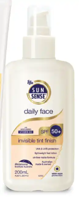 Sunsense daily face spf50+ 200ml