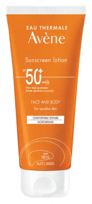 Ramsay Pharmacy Avene sunscreen lotion face & body spf 50+ 100ml offer