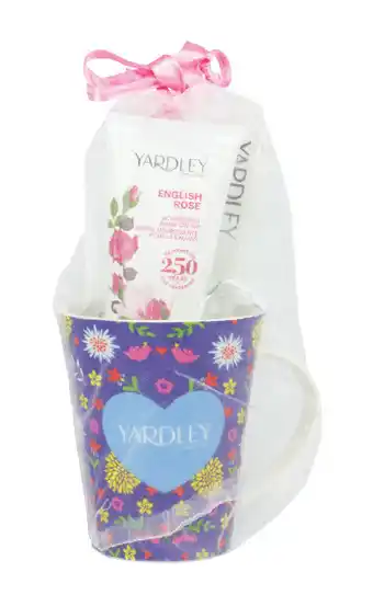 Yardley mug gift set - rose