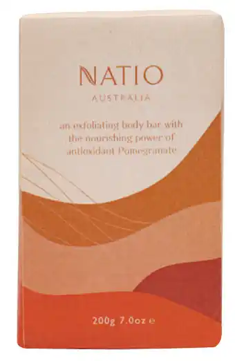 Natio radiate exfoliating soap