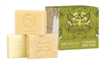 Malouf Pharmacies Moogoo cleansing bar trio offer