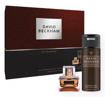David beckham intimately edt gift set